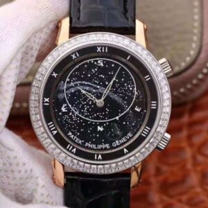 Patek Philippe Grand Complications Sky Moon Celestial 5102PR TW Factory Hot Replica Watches Black Dial