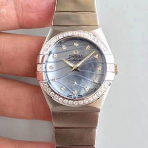 Omega Constellation Ladies 123.15.24.60.55.006 Hot Replica Watches Blue Dial