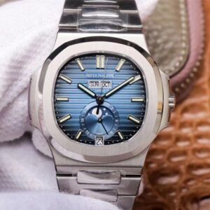 Patek Philippe Nautilus 5726/1A-014 PF Factory Hot Replica Watches Moonphase Blue Gradient Black Dial