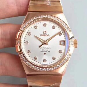 Omega Constellation 123.25.38.21.52.001 38MM 3S Factory Hot Replica Watches Rhodium Dial