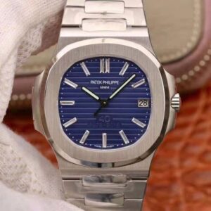 Patek Philippe Nautilus 5711/1P PF Factory Hot Replica Watches Blue Dial