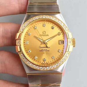 Omega Constellation 123.55.38.21.58.001 38MM 3S Factory Hot Replica Watches Gold Dial