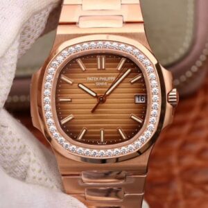 Patek Philippe Nautilus 5711 PF Factory Hot Replica Watches V2 Brown Gradient Dial