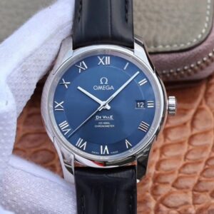 Omega De Ville 431.13.41.21.03.001 VS Factory Hot Replica Watches Blue Dial