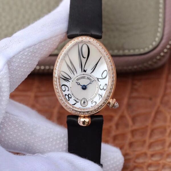 Breguet Reine De Naples 8918BR/58/864/D00D Ladies ZF Factory Hot Replica Watches 18K Rose Gold Mother Of Pearl Dial