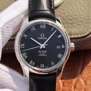 Omega De Ville 431.13.41.21.01.001 VS Factory Hot Replica Watches Black Dial