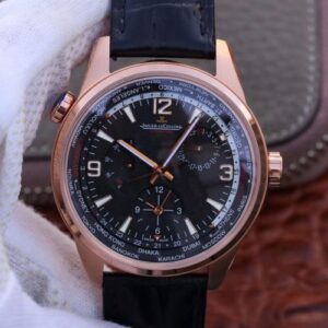 Jaeger-LeCoultre Polaris Geographic Rose Gold 904847J 42MM TWA Factory Hot Replica Watches Black Dial