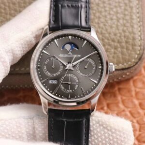 Jaeger-LeCoultre Master Ultra Thin Moon Perpetual Calendar 130354J V9 Factory Hot Replica Watches Gray Dial