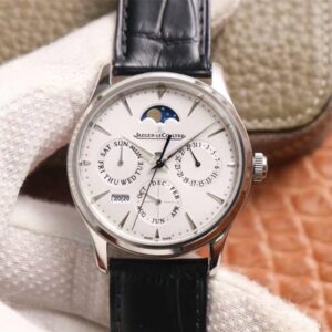 Jaeger-LeCoultre Master Ultra Thin Moon Perpetual Calendar 130842J V9 Factory Hot Replica Watches White Dial