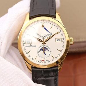 Jaeger-LeCoultre Master Calendar Q151242A Hot Replica Watches 18K Yellow Gold Silver Dial