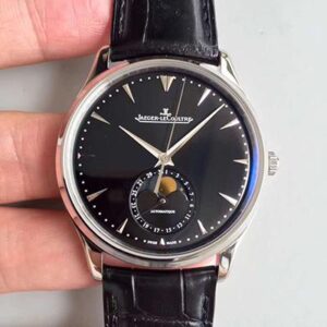 Jaeger-LeCoultre Master Ultra Thin Moon 1368470 ZF Factory Hot Replica Watches Black Dial