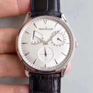 Jaeger-LeCoultre Master Ultra Thin Reserve De Marche 1378420 ZF Factory Hot Replica Watches Silver Dial