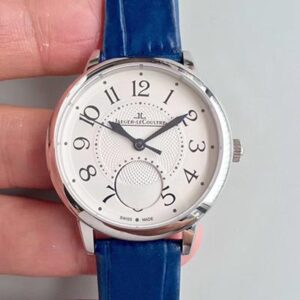 Jaeger-LeCoultre Rendez-Vous 3448420 Hot Replica Watches Blue Leather Strap White Dial