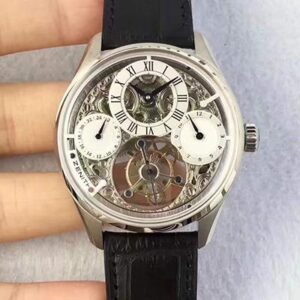 Zenith EP Calender Skeleton Tourbillon SS/LE Hot Replica Watches White and Skeleton Dial