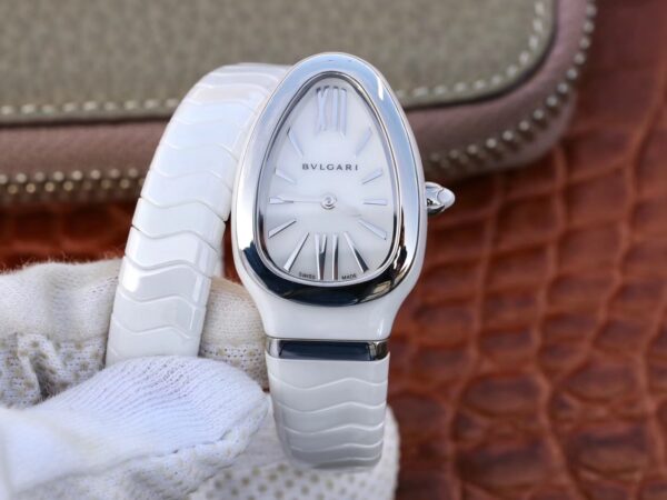 Bvlgari Serpenti Spiga Watch 102613 BV Factory Hot Replica Watches Steel No Diamond