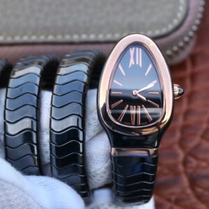 Bvlgari Serpenti Spiga Watch 102885 BV Factory Hot Replica Watches Rose Gold No Diamond