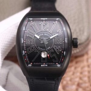 Franck Muller Vanguard V 45 SC DT TT NR BR TT ZF Factory Hot Replica Watches Black Dial