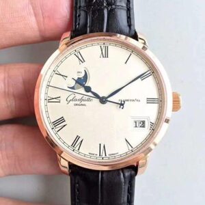 Glashutte Senator Panorama Date Moon Phase 100-04-32-15-04 GF Factory Hot Replica Watches White Dial