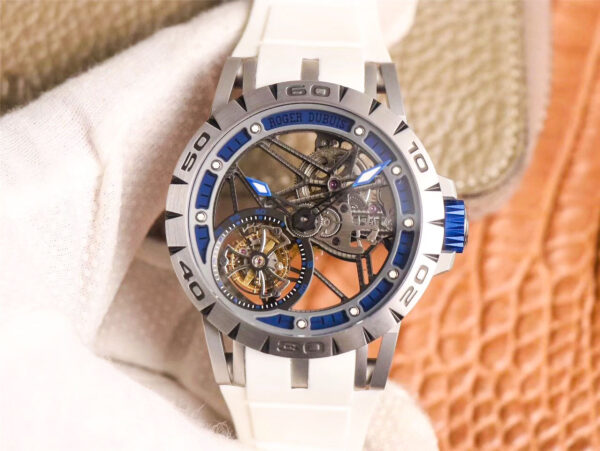 Roger Dubuis Excalibur Spider Italdesign Edition RDDBEX0622 JB Factory Hot Replica Watches Bule