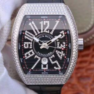 Franck Muller Vanguard V45.SC.DT.D.NBR.CD.5N.NR Hot Replica Watches Black Dial