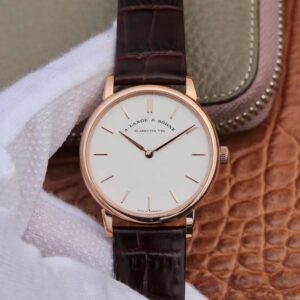 A. Lange & Sohne Saxonia Hot Replica Watches Thin Pink Gold 201.033 SV Factory