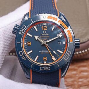 Omega Seamaster 215.92.46.22.03.001 GMT VS Factory Hot Replica Watches Blue Ceramic