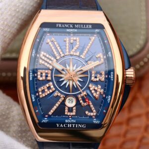 Franck Muller Vanguard V45 Hot Replica Watches 25th Anniversary Blue Dial