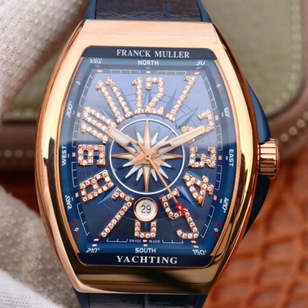 Franck Muller Vanguard V45 Hot Replica Watches 25th Anniversary Blue Dial