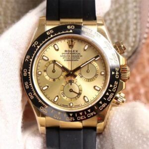 Rolex Daytona M116518LN-0042 Noob Factory Hot Replica Watches Champagne Dial 4130 Movement