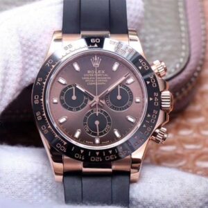 Rolex Daytona M116515LN-0041 Noob Factory Hot Replica Watches Chocolate Dial 4130 Movement