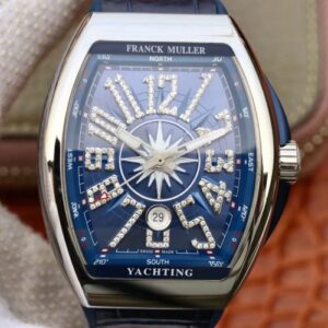 Franck Muller Vanguard V45 Hot Replica Watches 45MM Blue Dial