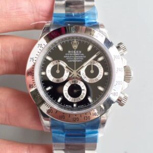 Rolex Daytona Cosmograph 116520 Noob Factory Hot Replica Watches Black Dial