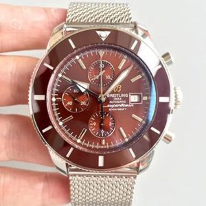 Breitling Superocean Heritage II Chronograph 46 A1331233/Q616/152A GF Factory Hot Replica Watches Chocolate Dial