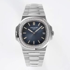 Patek Philippe Nautilus 5713/1G-010 PPF Factory Hot Replica Watches V4 Blue Dial