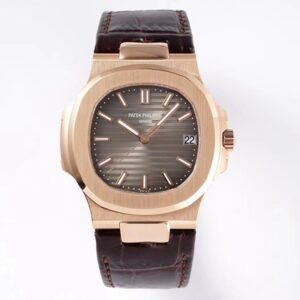 Patek Philippe Nautilus 5711R-001 PPF Factory Hot Replica Watches V4 Brown Dial