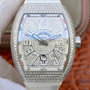 Franck Muller Vanguard V45.SC.DT.D.NBR.CD.5N.NR Hot Replica Watches Diamond Dial
