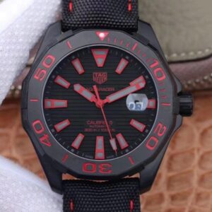 Tag Heuer Aquaracer WAY208C.RHZ4937 V6 Factory Hot Replica Watches Black Dial