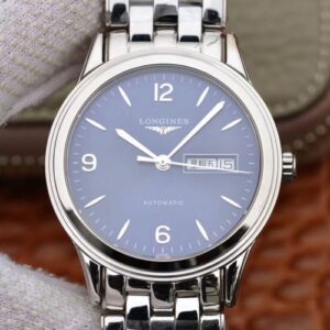 Longines Flagship Double Calendar L4.899.4.12.601 GK Factory Hot Replica Watches Blue Dial