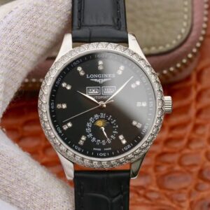 Longines Master Collection L2.503.0.83.3 TW Factory Hot Replica Watches Black Dial