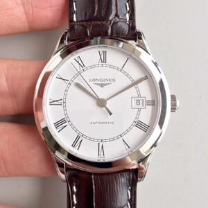 Longines Record L2.820.4.11.2 Hot Replica Watches White Dial