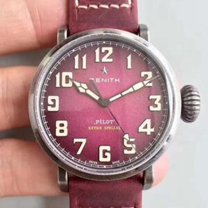 Zenith Pilot Type 20 Extra Special Ton Up 45MM 11.2430.679.21.C801 XF Factory Hot Replica Watches Purple Dial