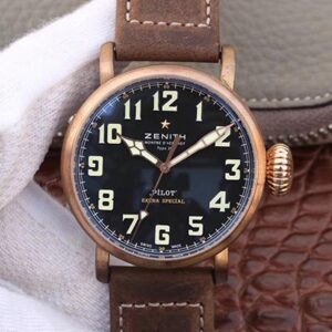 Zenith Pilot Type 20 Extra Special Bronze 29.2430.679.21.C753 XF Factory Hot Replica Watches Black Dial
