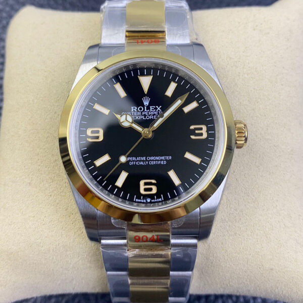 Rolex Explorer M124273-0001 EW Factory Hot Replica Watches Black Dial - Hot Replica Watches