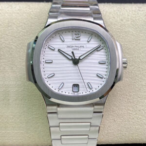 Patek Philippe Nautilus 7118/1A-010 3K Factory Hot Replica Watches White Dial - Hot Replica Watches