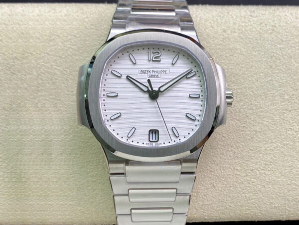 Patek Philippe Nautilus 7118/1A-010 3K Factory Hot Replica Watches White Dial - Hot Replica Watches