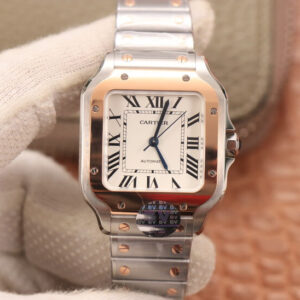 Cartier Santos W2SA0007 BV Factory Hot Replica Watches White Dial - Hot Replica Watches