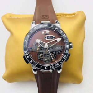 Ulysse Nardin 322-00 TW Factory Hot Replica Watches Brown Strap - Hot Replica Watches