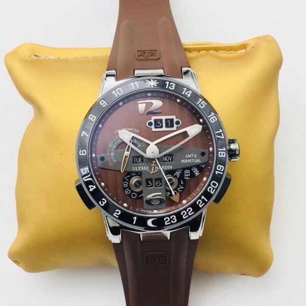 Ulysse Nardin 322-00 TW Factory Hot Replica Watches Brown Strap - Hot Replica Watches