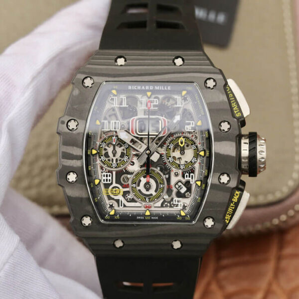 Richard Mille RM11-03 KV Factory Hot Replica Watches Black Case - Hot Replica Watches
