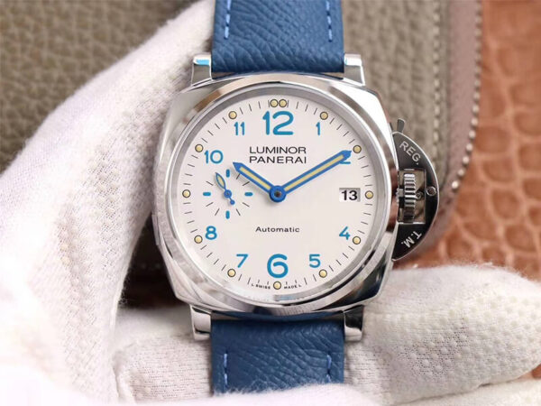 anerai Luminor Due PAM906 VS Factory Hot Replica Watches Blue Strap - Hot Replica Watches